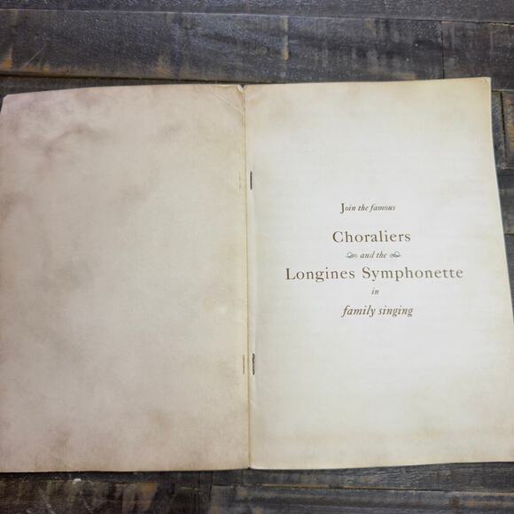 Family Song Book Words To The Best Loved Selections Choraliers & Longines Symph - Picture 6 of 6